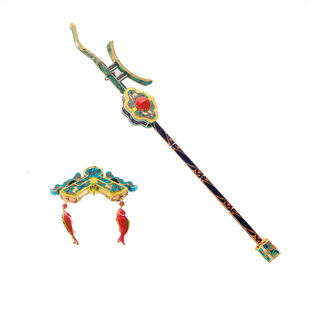 一念守仙 马年元旦花灯手工diy新年木质吉庆有余灯禄马交驰纹饰