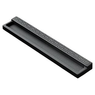 天然茶杯架乌金石茶道配件家用茶具置物架子简约茶沥水收纳客厅