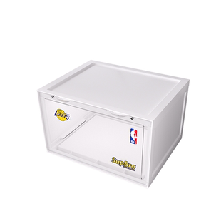 SupBro鞋盒NBA官方联名球鞋收纳盒湖人队勇士队快船队周边鞋墙