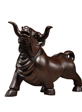 十二生肖摆件黑檀木华尔街