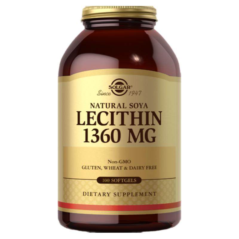 美国进口大豆卵磷脂软胶囊中老年血管保健品软磷脂官方旗舰店正品