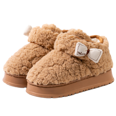 全包跟棉拖鞋室内保暖加绒厚底