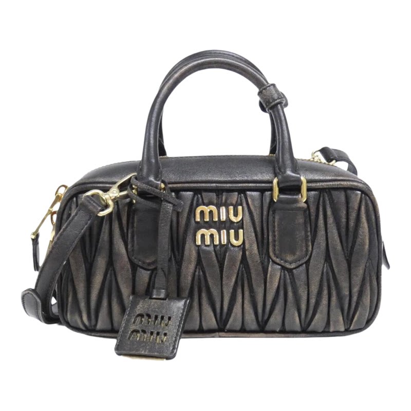 中古MIUMIU缪缪通用手提斜挎包