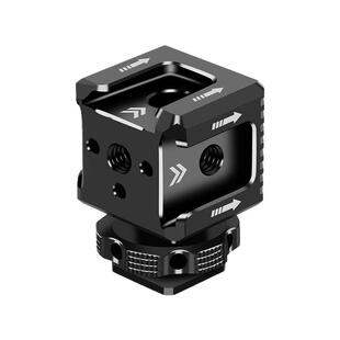 科加金属铝合金材质单反相机冷靴口扩展三热靴补光灯监视器摄影配件拓展外接配件