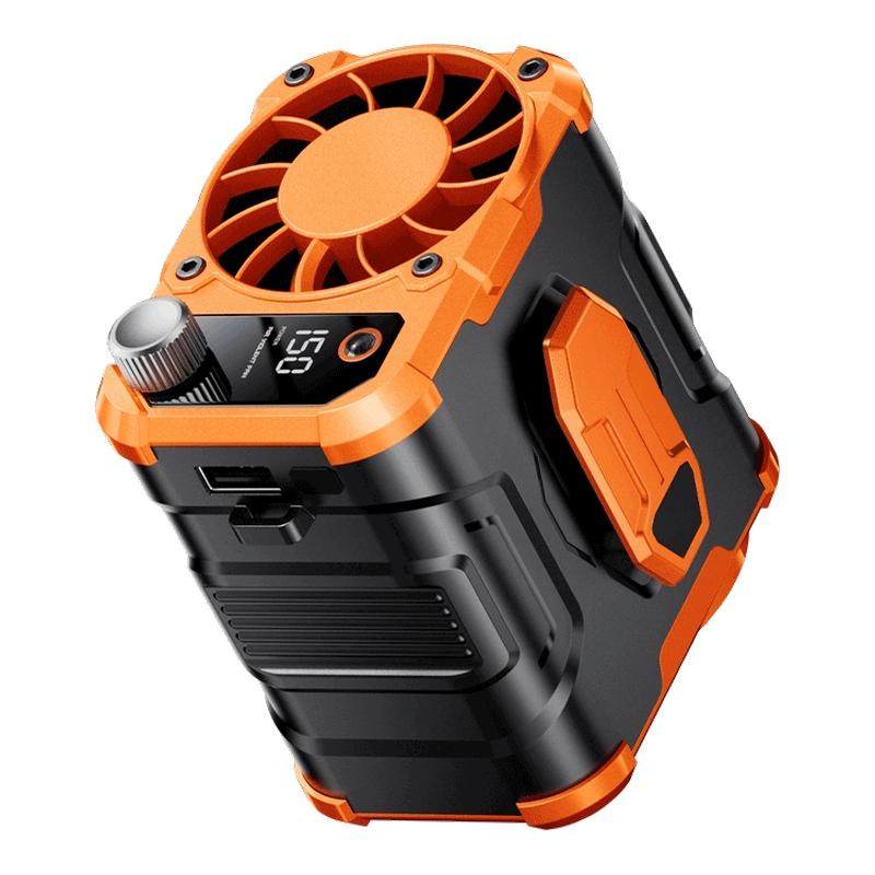 双半导体】挂腰风扇2025新款工地随身腰挂制冷夹子腰间充电户外便携式挂脖小降温神器夏天空调衣服穿戴共田