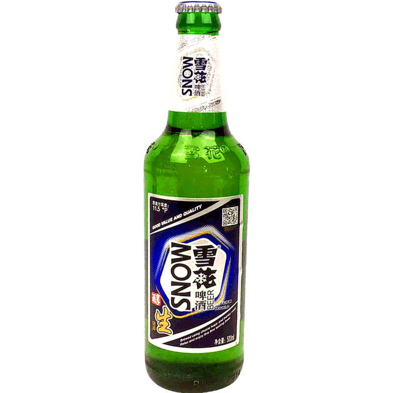 沈阳烈性瓶装整箱雪花啤酒