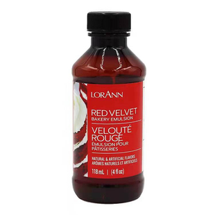 现货美国Lorann Red Velvet红丝绒蛋糕液面包精华香精红曲粉雪糕