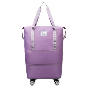 万向轮旅行包廉航神器登机包运动旅游包行李袋带滑轮收纳袋大容量