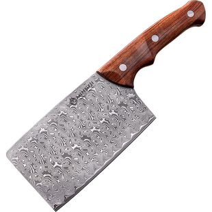 大马士革钢切片刀高颜值女士小菜刀锋利家用锻打不锈高硬度VG10刀