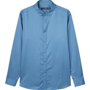 雅戈尔旗下CEO男士长袖衬衫春新品官方商务休闲上班穿衬衫