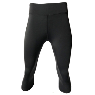 健身紧身六七分裤女瑜伽跑步弹力速干提臀中裤训练马拉松压缩裤夏