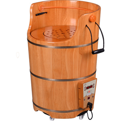 泡脚桶木桶加热恒温过膝盖足浴桶