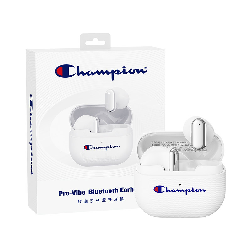 champion冠军正品CH24无线蓝牙耳机入耳跑步运动游戏降噪2026新款