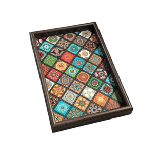 高档复古茶盘胡桃木首饰长方形轻奢木质收纳酒杯茶水文玩茶盘托盘