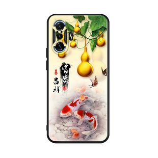 皑晨适用于红米k40游戏增强版。新中式redmik40gaming新款hongmi爆款手机壳m2012k10c硅胶保护套redmi文字好