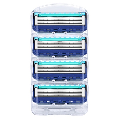 进口刮胡刀片吉利5层手动