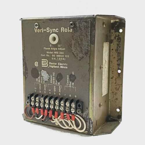 BASLER PRS250 VERI SYNC RELAY PRS 250 BASLER ELECTRIC