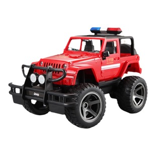 双鹰jeep吉普正版授权警务消防120救援车充电儿童遥控玩具车礼物