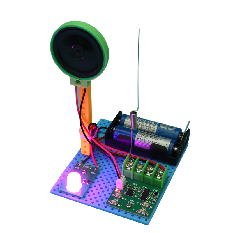 FM收音机 手工小制作玩具 中小学生科学课电子制作 diy科教模型