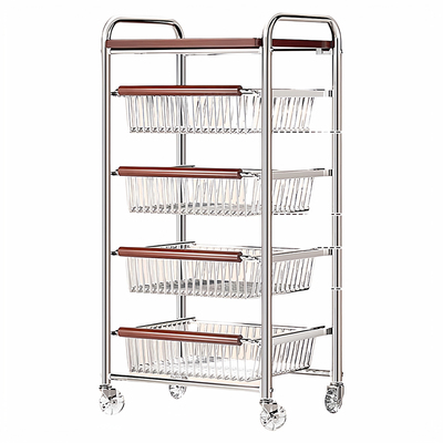 中古沙发移动边几零食小推车置物