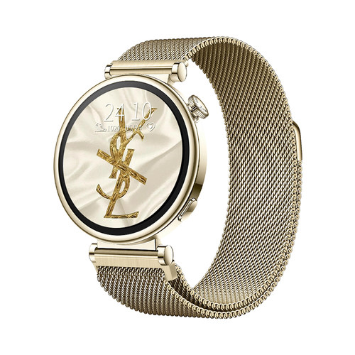 适用华为gt4手表带金属磁吸gt5/6智能手表watch4/3pro手表带新款watchgt3女款腕表41mm表带高端gt2荣耀手表链