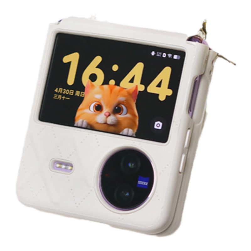vivoxflip手机壳新款皮纹菱格