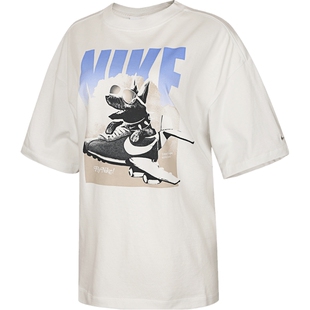 NIKE耐克女子AS W NSW SS GFX TEE OS运动休闲短袖T恤IR7588-121