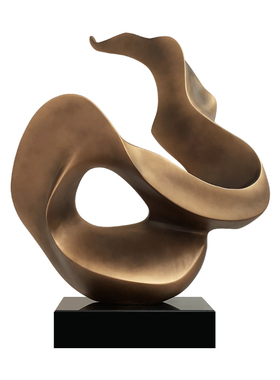 现代抽象玄关摆件雕塑