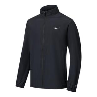 鸿星尔克外套男款2026春季新款男士户外运动三防立领夹克风衣男装