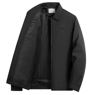 贵人鸟男士夹克外套男款春秋款2026年行政夹克中年爸爸春装外套男