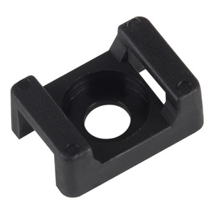 HC扎带固定座马鞍形电线固定座线卡子理线器螺丝孔型束线电缆线夹