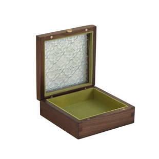 公印章收纳迷你置物盒迷你高档锦盒实木收纳盒茶室茶道配件小盒子