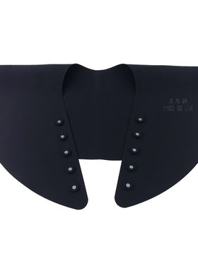 中号黑色高档剪发披肩橡胶美发