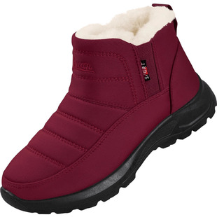 老北京棉鞋女冬季加绒加厚保暖羊毛妈妈棉靴老太太防水休闲雪地靴