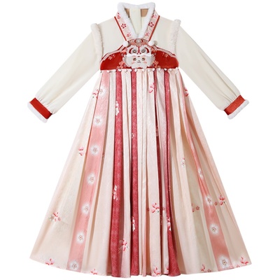 汉服女童秋冬2024新款