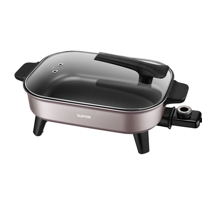 苏泊尔电火锅家用7.5L加大容量速沸快煮煎烤涮焖多功能不粘电热锅