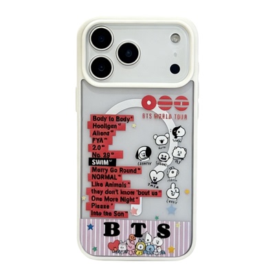 BTS防弹少年团镜面巡演手机壳