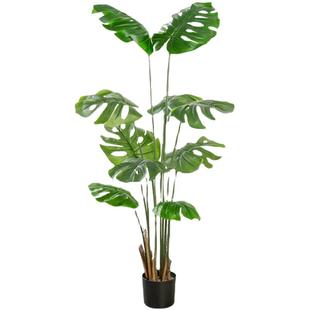 龟背叶竹仿真绿植仿生假植物盆栽摆件客厅室内落地装饰假树仿真树