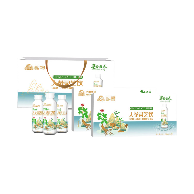 古井人参灵芝饮植物发件饮品100ml*6瓶