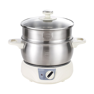 利仁小电热火锅锅学生宿舍煮面多功能分体电煮锅电火锅小型加热锅