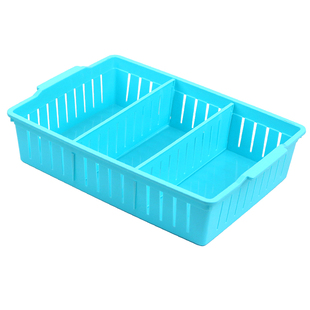 时尚桌面收纳盒医院分格整理盒塑料大中小号内衣袜子随意变换格子