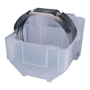 8寸硅片晶舟盒 透明晶圆八角盒 黑色透明两款PP材质晶圆存放盒子