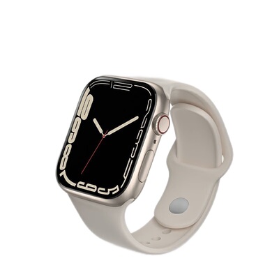 适用applewatchs9/8/7硅胶表带