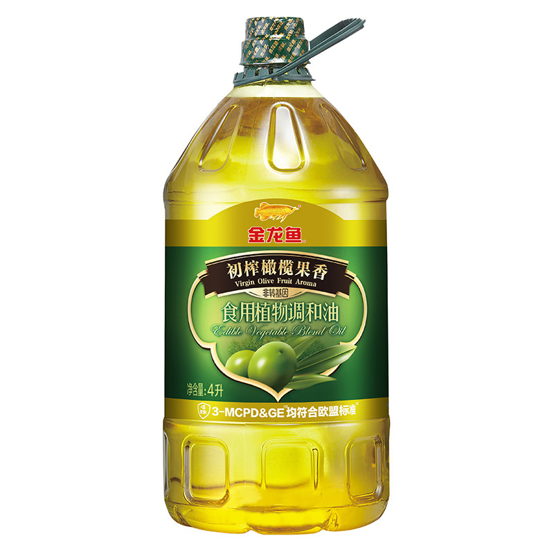 金龙鱼初榨橄榄果香调和油4L