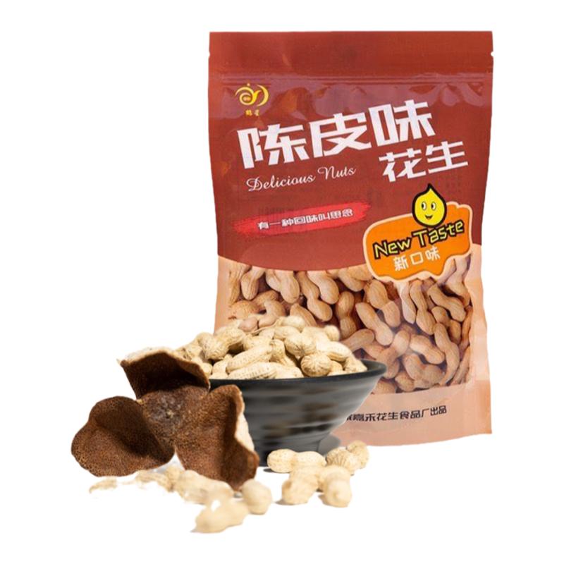 鹤星陈皮花生袋装咸干五香味