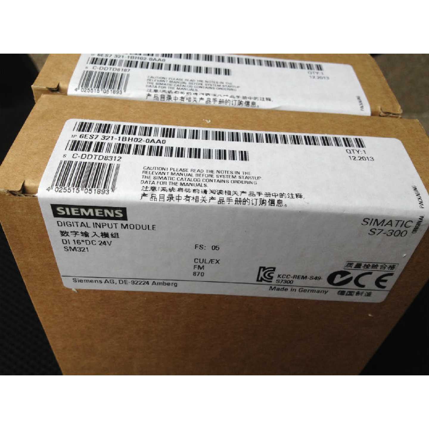 议价-6ES73211BH020AA0西门子S7300PLC模块SM3216ES3221BH020AA0