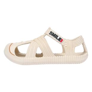 罗马凉鞋男夏季外穿开车防滑软底凉拖包头洞洞沙滩鞋手工编织草鞋