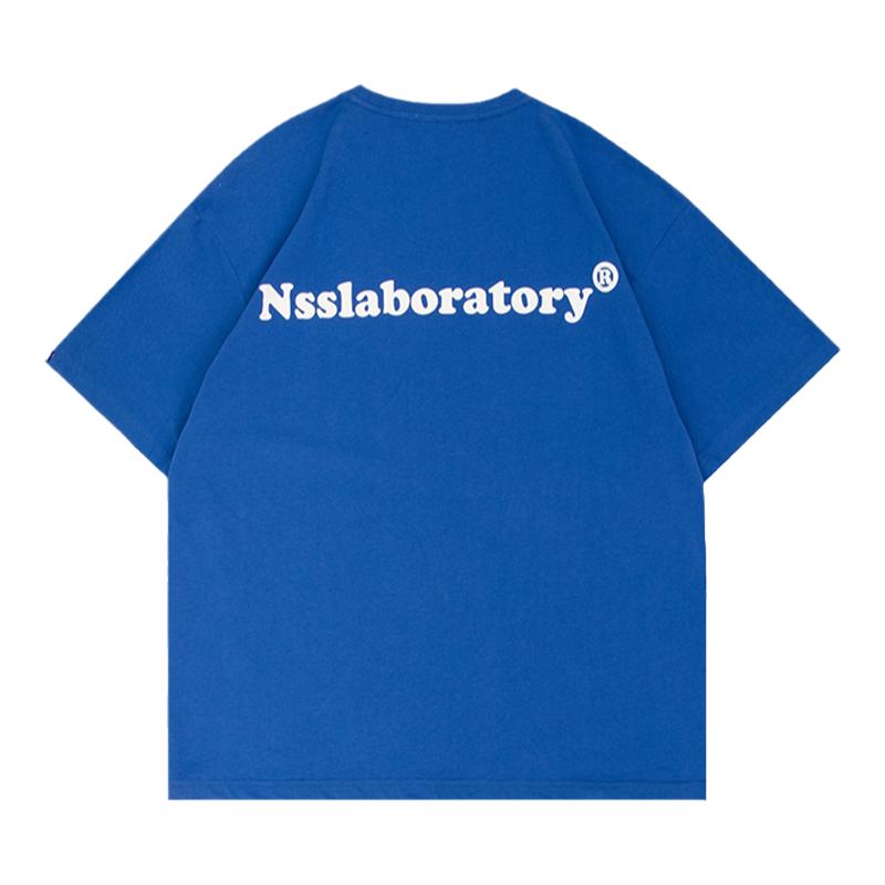 【张真源同款】NSS LAB2021SS原创国潮背后印花宽松基础款短袖T恤