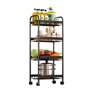 电饭煲架子厨房微波炉置物架双层桌面家用台面空气炸锅收纳架支架