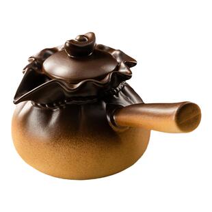 容山堂粗陶围炉煮茶罐罐茶古法煮茶器烤奶茶罐围聚煮茶炉电陶炉